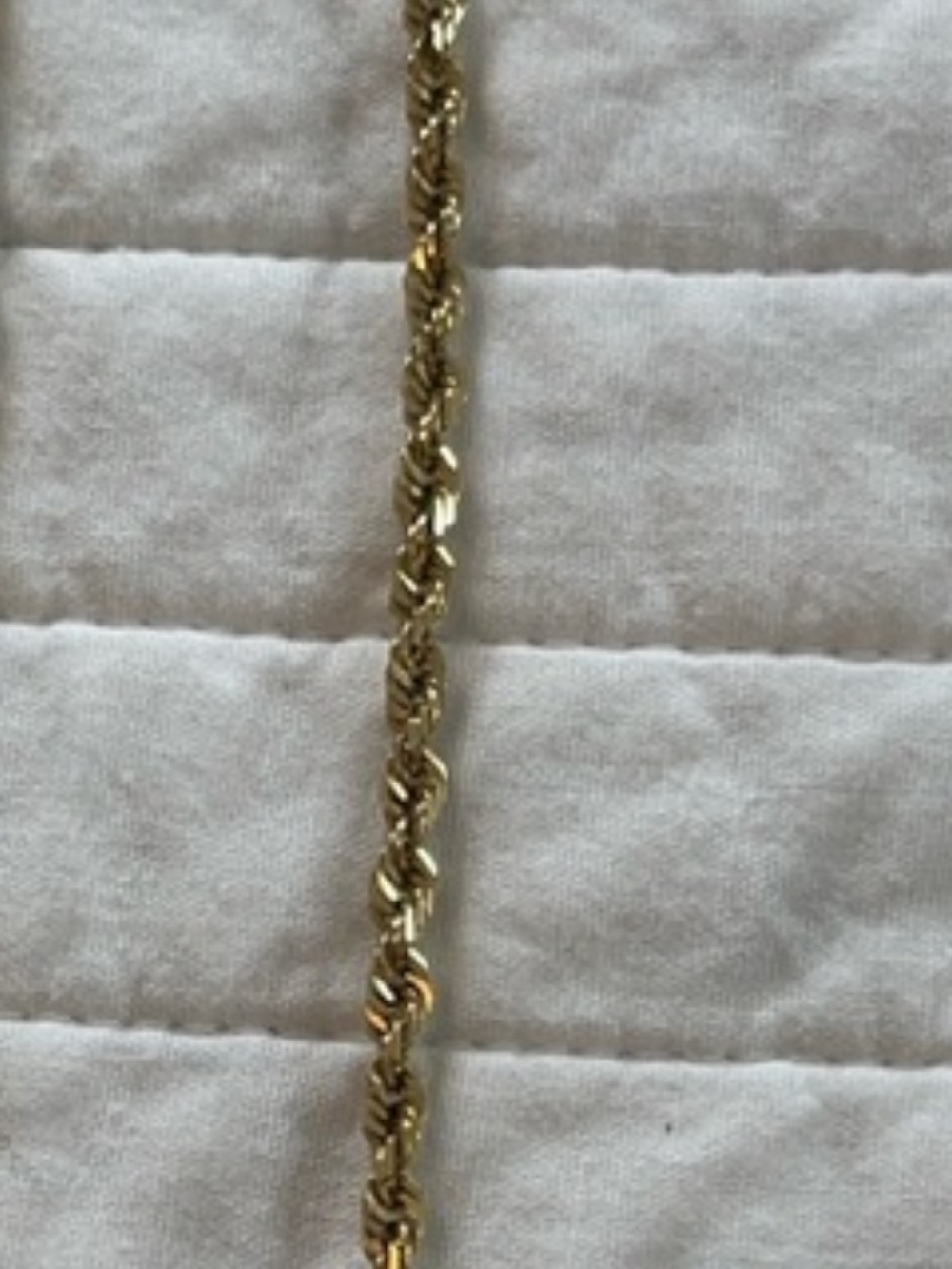 20” 10K Gold Rope Chain Necklace - Classic Women's Jewelry - Picture 7 of 7